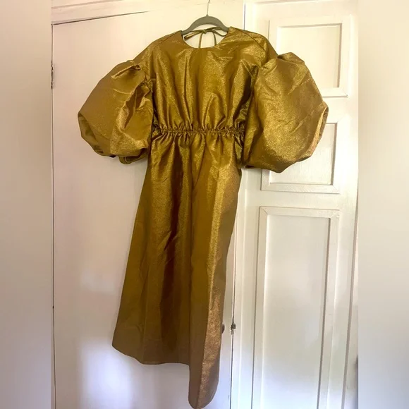 Target top gold dress